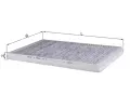 MAHLE Filtr - vzduch v interiru ‐ MAO LAK 81