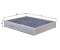 Filtr vzduchu v interiru MAHLE ‐ MAO LAK 812