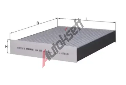 MAHLE Filtr vzduchu v interiru MAO LAK 855, LAK 855