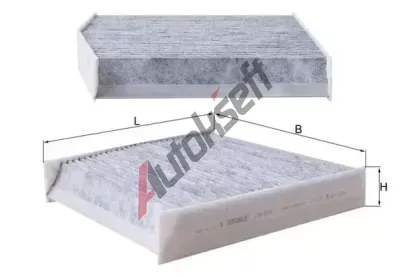 MAHLE Filtr vzduchu v interiru MAO LAK 879, LAK 879