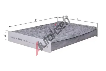 MAHLE Filtr vzduchu v interiru MAO LAK 891, LAK 891
