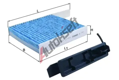 MAHLE Filtr vzduchu v interiru MAO LAO 230, LAO 230