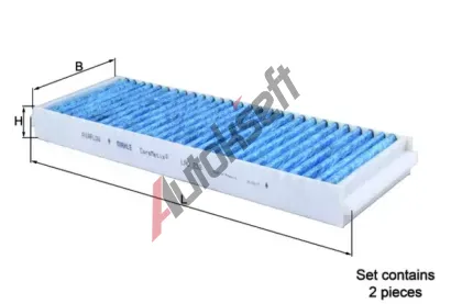 MAHLE Filtr vzduchu v interiru MAO LAO 239/S, LAO 239/S