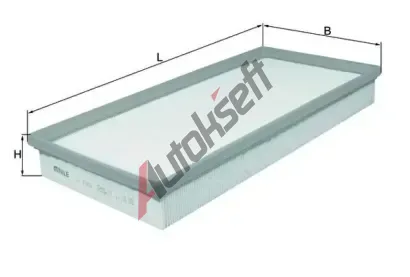 MAHLE Vzduchový filtr MAO LX 1004, LX 1004  MAHLE Vzduchový filtr MAO LX 1004, LX 1004