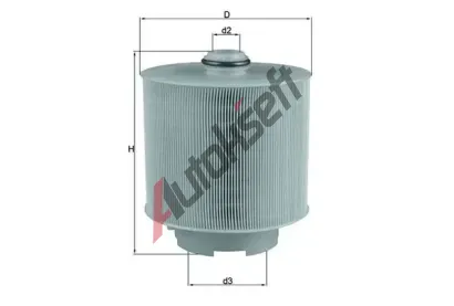 MAHLE Vzduchov filtr MAO LX 1006/2D, LX 1006/2D