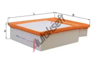 MAHLE Vzduchový filtr MAO LX 1019, LX 1019 MAHLE Vzduchový filtr MAO LX 1019, LX 1019