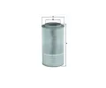 MAHLE Vzduchov filtr ‐ MAO LX 1024