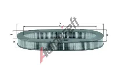 MAHLE Vzduchov filtr MAO LX 1042, LX 1042