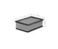 MAHLE Vzduchov filtr ‐ MAO LX 1045