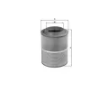 Vzduchov filtr MAHLE ‐ MAO LX 1072