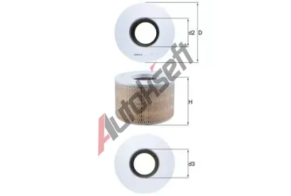 MAHLE Vzduchov filtr MAO LX 1140, LX 1140