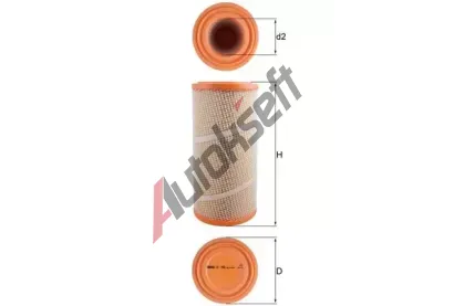 MAHLE Vzduchov filtr MAO LX 1142, LX 1142