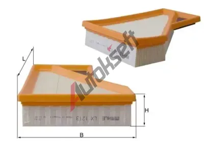 MAHLE Vzduchov filtr MAO LX 1213, LX 1213