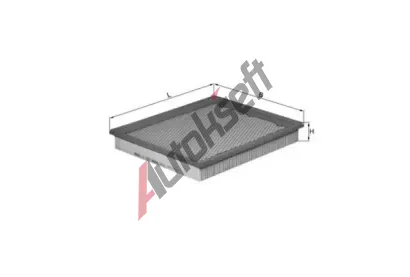 MAHLE Vzduchov filtr MAO LX 1272, LX 1272