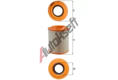 MAHLE Vzduchov filtr MAO LX 1275, LX 1275