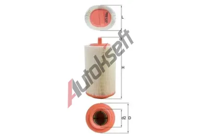 MAHLE Vzduchov filtr MAO LX 1277, LX 1277