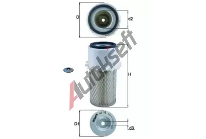MAHLE Vzduchov filtr MAO LX 13, LX 13