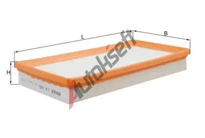 MAHLE Vzduchov filtr MAO LX 1455, LX 1455