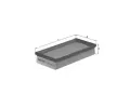 MAHLE Vzduchov filtr ‐ MAO LX 1576