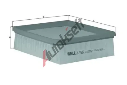MAHLE Vzduchový filtr MAO LX 1622, LX 1622 MAHLE Vzduchový filtr MAO LX 1622, LX 1622