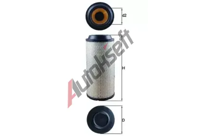 MAHLE Vzduchov filtr MAO LX 1673, LX 1673