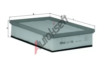 MAHLE Vzduchov filtr MAO LX 1706, LX 1706