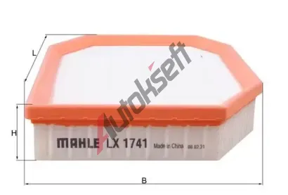 MAHLE Vzduchov filtr MAO LX 1741, LX 1741