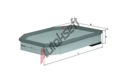 MAHLE Vzduchov filtr MAO LX 1741/1, LX 1741/1