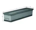Vzduchov filtr MAHLE ‐ MAO LX 1849