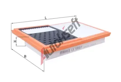 MAHLE Vzduchov filtr MAO LX 1850/1, LX 1850/1
