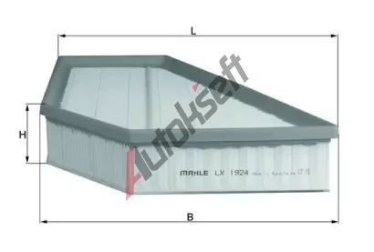 MAHLE Vzduchov filtr MAO LX 1924, LX 1924