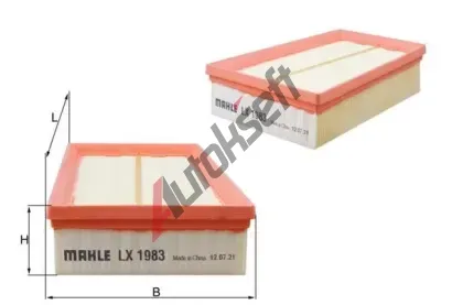 MAHLE Vzduchov filtr MAO LX 1983, LX 1983