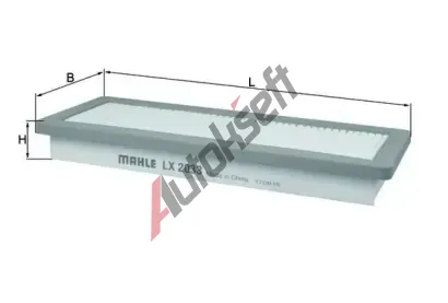 MAHLE Vzduchov filtr MAO LX 2033, LX 2033