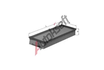 MAHLE Vzduchov filtr MAO LX 2038, LX 2038