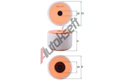 MAHLE Vzduchov filtr MAO LX 2607/2, LX 2607/2