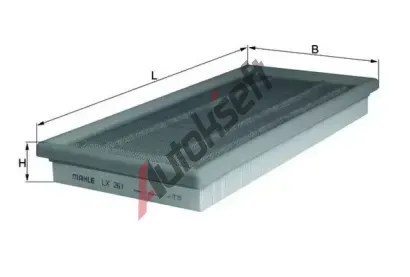 MAHLE Vzduchov� filtr MAO LX 261, LX 261