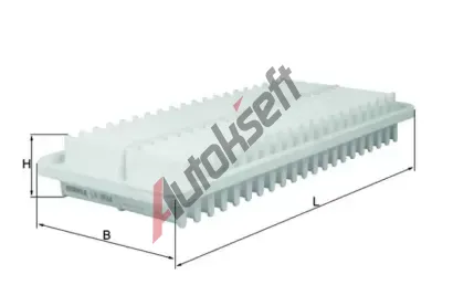MAHLE Vzduchov filtr MAO LX 2634, LX 2634