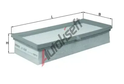 MAHLE Vzduchov filtr MAO LX 2636, LX 2636