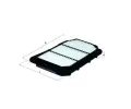 Vzduchov filtr MAHLE ‐ MAO LX 2686