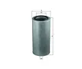 MAHLE Vzduchov filtr ‐ MAO LX 271