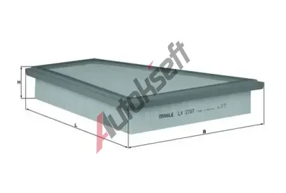 MAHLE Vzduchov filtr MAO LX 2787, LX 2787