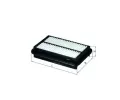 Vzduchov filtr MAHLE ‐ MAO LX 2863