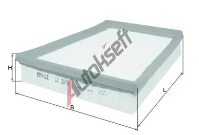 MAHLE Vzduchov filtr MAO LX 2878, LX 2878