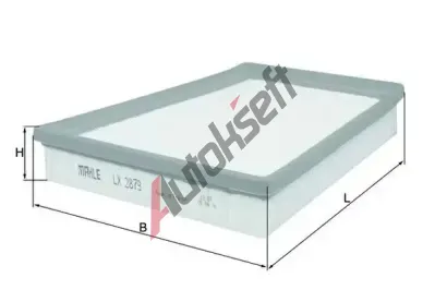 MAHLE Vzduchov filtr MAO LX 2879, LX 2879