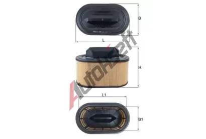 MAHLE Vzduchov� filtr MAO LX 2966, LX 2966