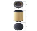 Vzduchov filtr MAHLE ‐ MAO LX 2974