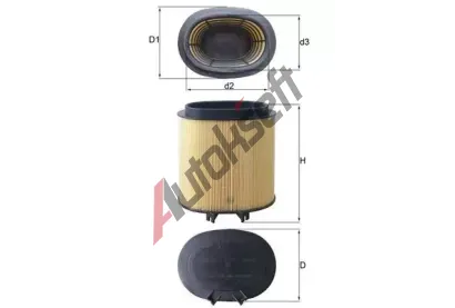 MAHLE Vzduchov filtr MAO LX 2974, LX 2974