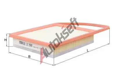 MAHLE Vzduchov filtr MAO LX 2995, LX 2995