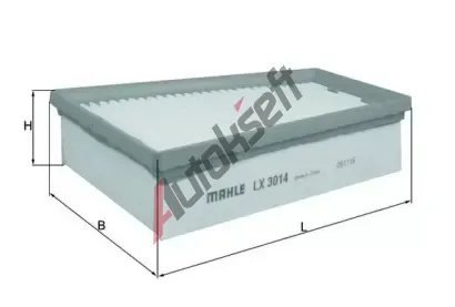 MAHLE Vzduchov filtr MAO LX 3014, LX 3014