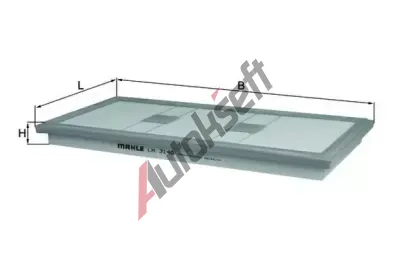 MAHLE Vzduchov filtr MAO LX 3140, LX 3140
